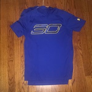 Boys Stephen Curry Under Armour Hooded Shirt